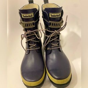 Timberland Women’s Wellfleet Rubber Rain Boots-Smart Wool Insole-Size 8-Worn 2x